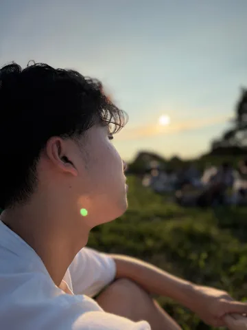 夕暮れ時の心地よい風
