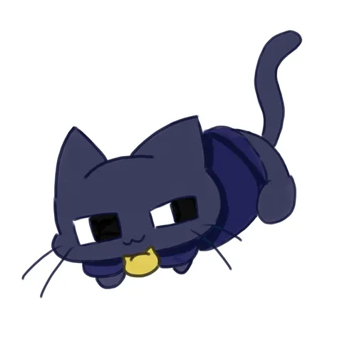 愛らしいちび黒猫