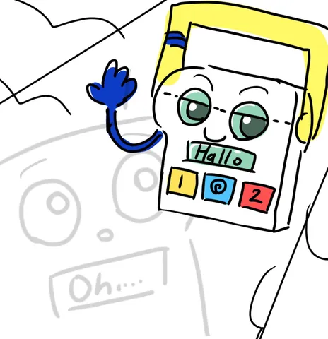 計算機くん、こんにちは！
