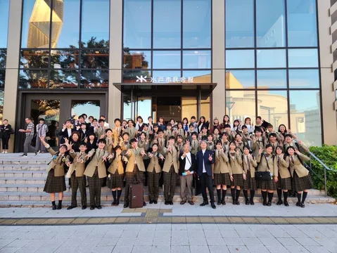 集合写真、ここにも映えあり