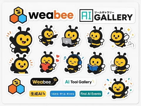 AIツールの仲間たち！WeaBeeの愛らしさ