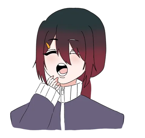 気持ちよさそうなあくび