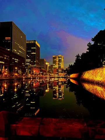 夜景と水鏡のシンフォニー