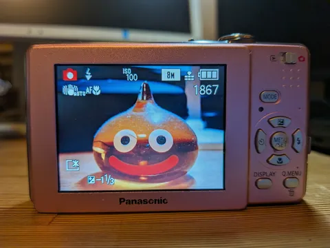 デジカメに写る愛らしい笑顔
