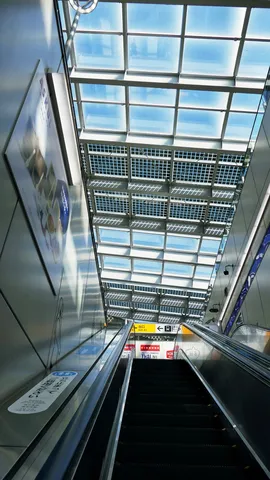 天窓からの光が誘う回廊
