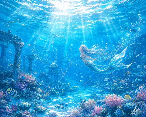人魚が誘う、光の沈む海底宮殿