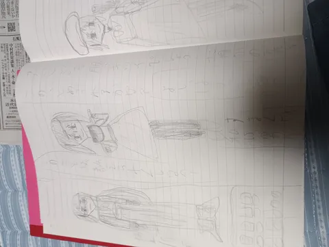 ノートに描かれた、夢見る少女たち