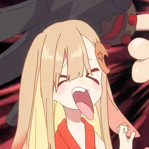 元気いっぱい！舌出しポーズ