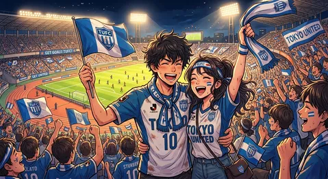 スタジアムを彩る熱狂