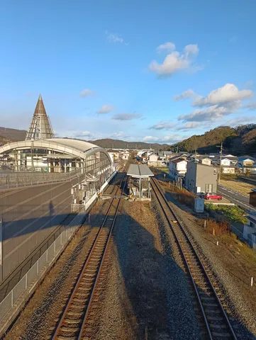 冬晴れの駅路、旅立ちの予感