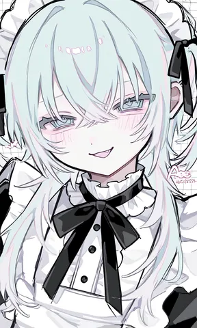 少しいたずらなメイドさんの表情