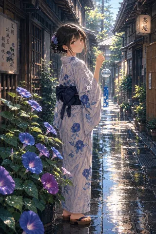 しっとり濡れた夏の夢路