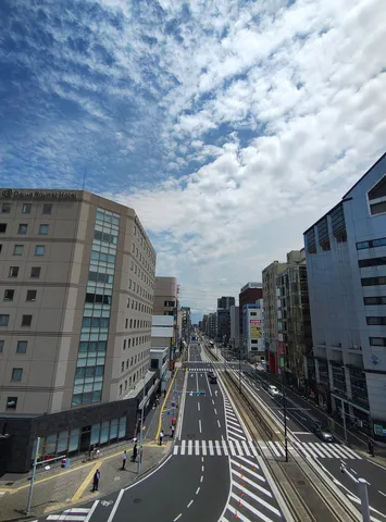 広がる空と街の鼓動