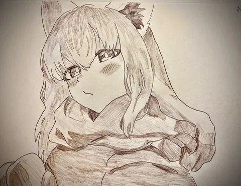 お茶目な狐っ娘、気だるげな表情がたまらない