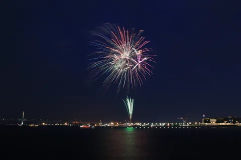 夜空に咲く光の華