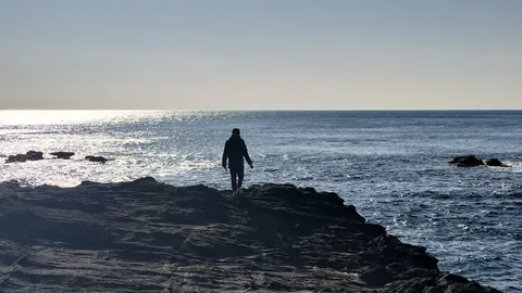 光の道を行く、好奇心の旅人
