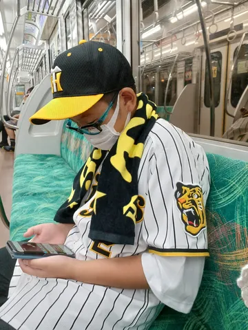 タイガース愛を乗せた電車旅