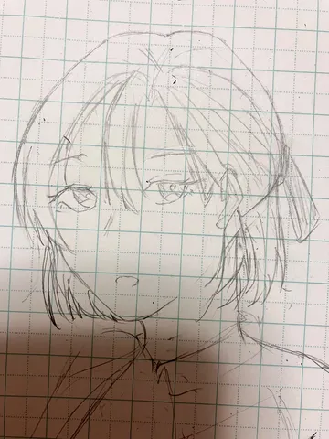 鉛筆で描く君の横顔