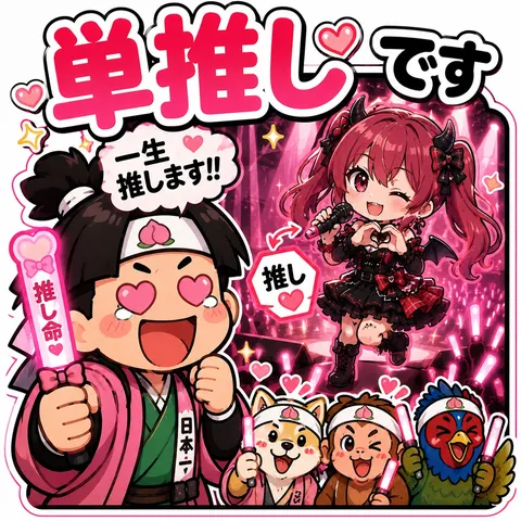 推しへの愛が爆発！
