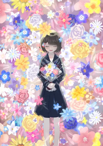 色鮮やかな祝福に包まれて