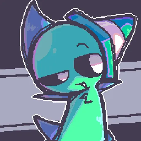サイバーパンクな猫耳キャラ