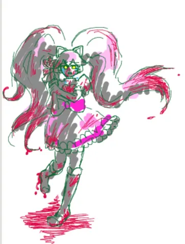 戦うメイドさんの華麗なる一撃