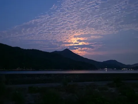 淡い光のグラデーション