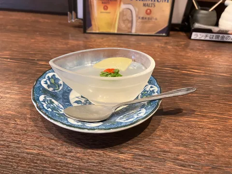 涼しげな甘味、一服の清涼感
