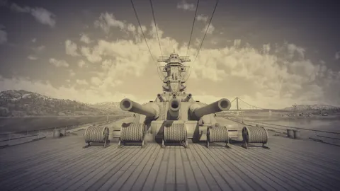 印象的な艦の静寂