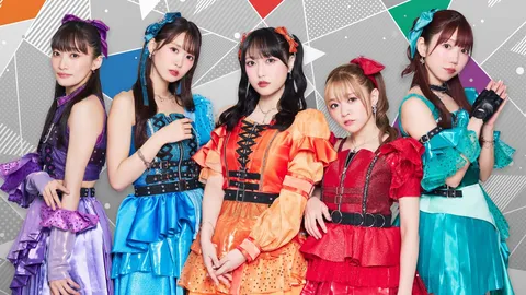 カラフル衣装のアイドルたち