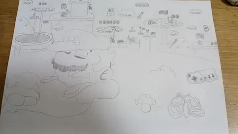 マリオの世界でまったり休憩