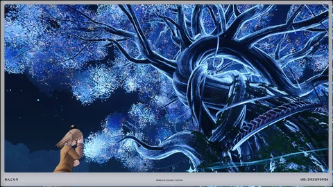 星散る夜の幻想樹