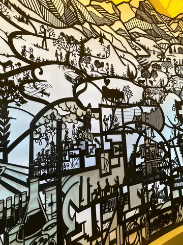 切り絵で描く、生命の営みと科学