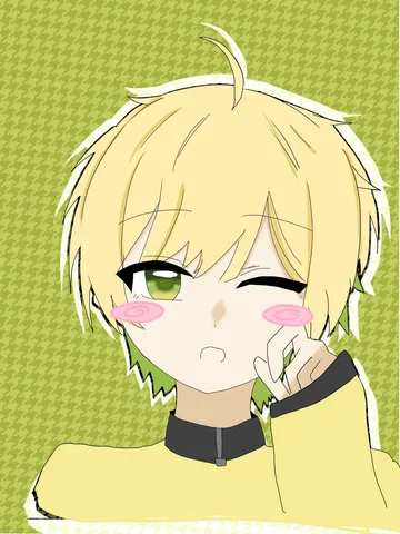 黄色いほっぺと緑の瞳