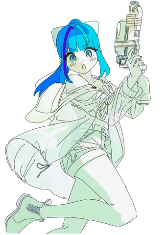 クールな銃撃少女