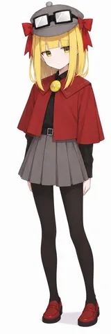帽子とリボンが映える一枚
