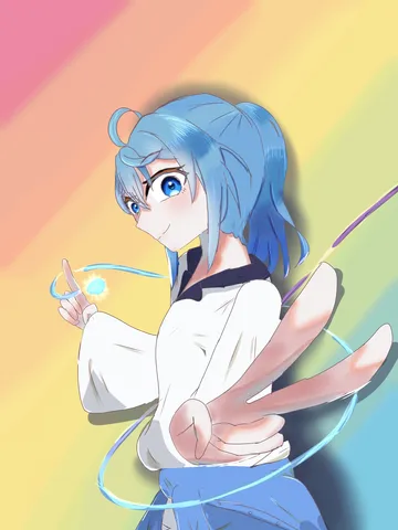 虹色の魔法を操る
