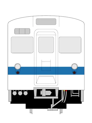 列車の端正な正面顔
