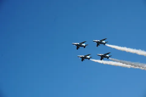 青空を舞う精鋭たち