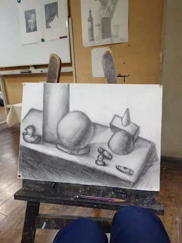 静物画のデッサン