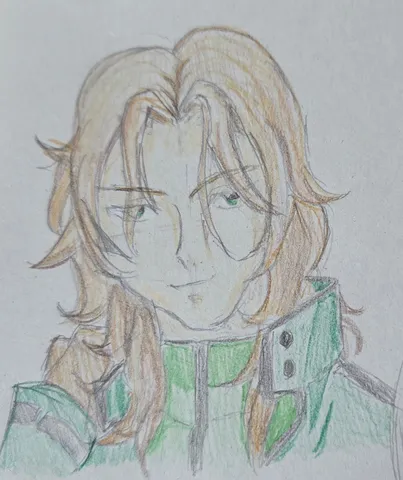鉛筆で描かれたクールな瞳