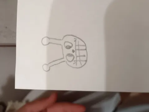 謎キャラと白い空間