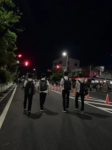 夜の帳、友と歩む道