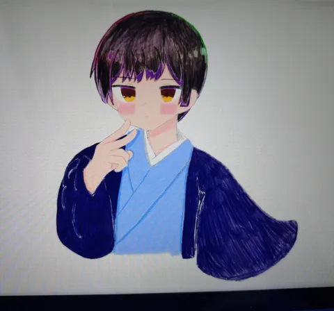 和風美少年の憂い