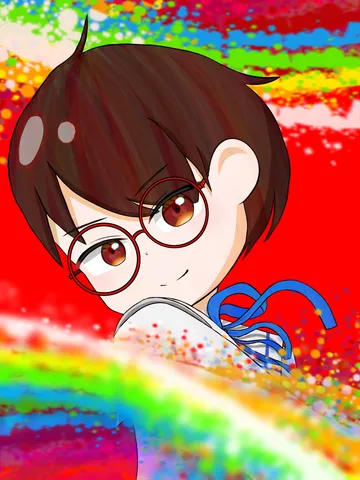 虹色の風を感じる瞳