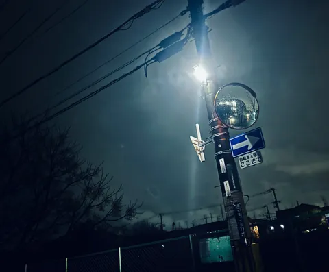 雨上がりの交差点、レンズ越しの世界