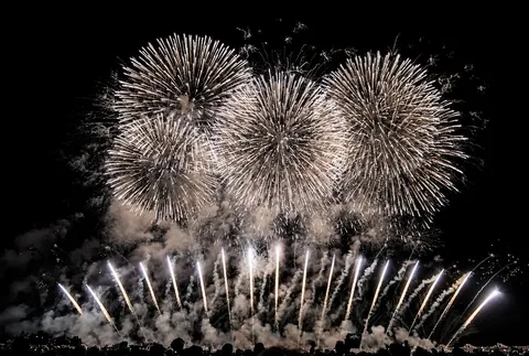 夜空に咲く光の大輪