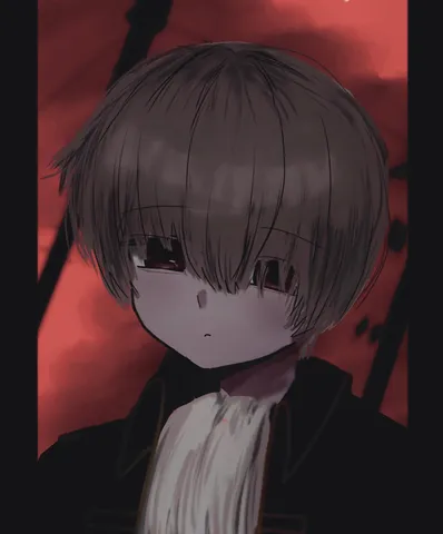 紅に染まる影