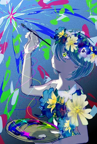 花咲くアートの魔法時間