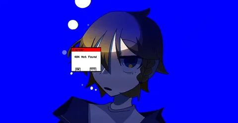 エラー画面と憂鬱な少女